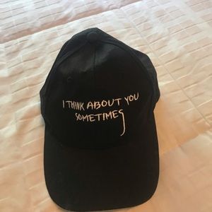 I think about you sometimes hat